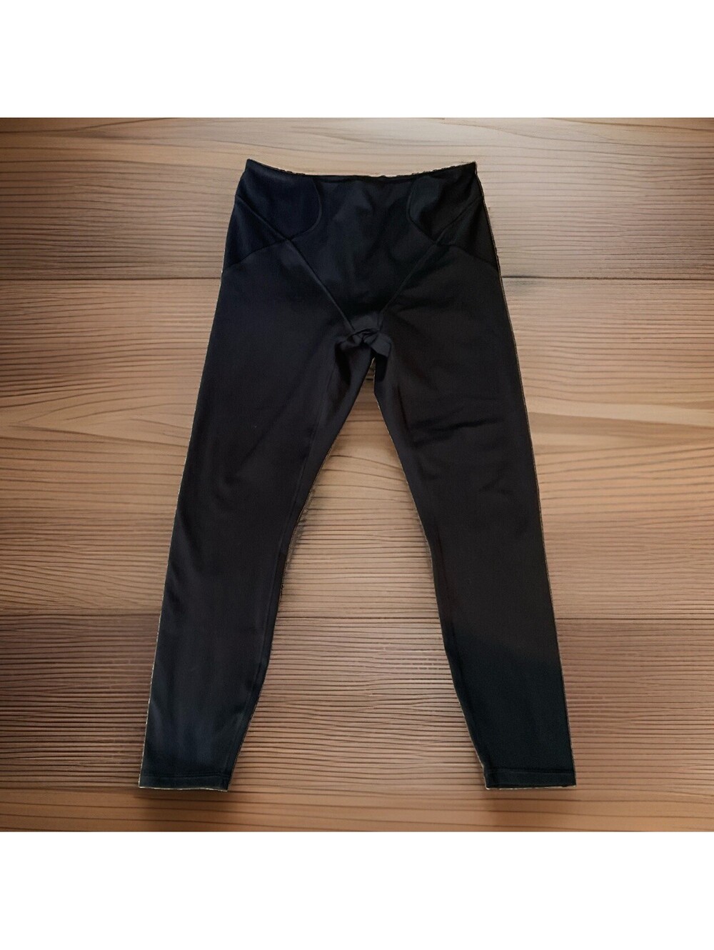 Savage X Fenty Curve Alert High Waist Rib Leggings Womens 1X Black Ankle